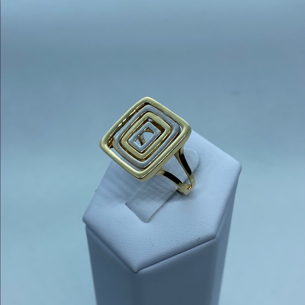 14k Square Ring